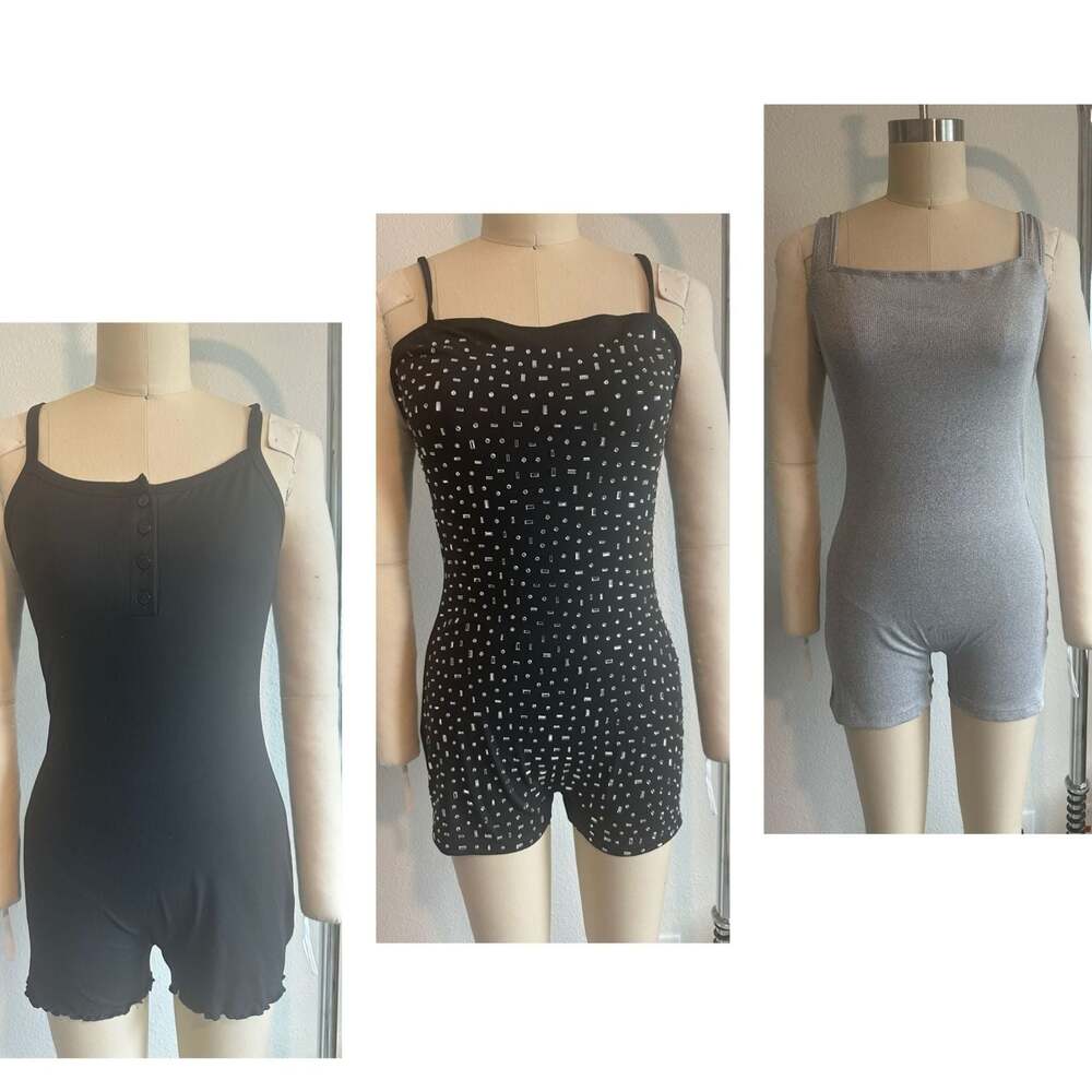 Lot of 3 SHEIN NWT SIZE M Women's Romper Bodysuits -
